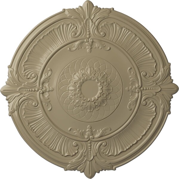 Ekena Millwork Attica Ceiling Medallion (Fits Canopies up to 3 3/4"), Hand-Painted Gobi Desert, 39 1/2"OD x 2 1/2"P CM39ATGDF - main